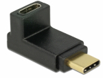 Adapter USB-C (F) - (M) 90&deg;, 10 Gbps, nurgaga &uuml;les
