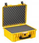 Kohver 485x414x212mm, veekindel, kollane, vahuga, IP67, 3.58kg