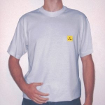 DISSIPATIVE T-SHIRT light grey colour - XXL