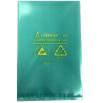 DISSIPATIVE POLY BAGS, 100&micro;m - 150X350mm(6"X14") Packages of 100