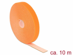 Takjapael rullis 20mm x 10.0m HOOK and LOOP, oranž