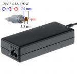 Toiteplokk desktop 19VDC, 4.74A, Out:7,4/5,0 CENTERPIN, HP, DELL