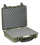 Kohver 485x414x149mm, veekindel, roheline, vahuga, IP67, 2.92kg