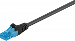 V&otilde;rgukaabel Cat6a U/UTP 5.0m, must, LSZH, CU, Ultra-Flex