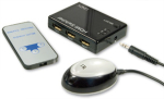 HDMi switch, 3 sisse/ 1 v&auml;lja, kaugjuhtimispuldiga