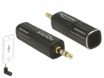 Mikrofon 3.5 mm 4pin, keeratav 90&deg; nurga alla, tundlikkus -38 dB +/- 3 dB, alumiiniumist, must