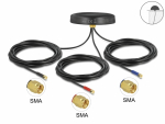 Ringantenn: 2-28 dBi LTE, MIMO, UMTS, GSM, GNSS, Multiband, v&auml;litingimustele, sma, sma