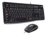 Klaviatuur + hiir LOGITECH DESKTOP MK120 RU juhtmega, USB