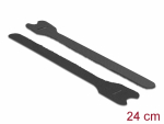 Takjapael kaabliside 13mm x 240mm, must (10.tk)