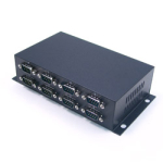 Konverter RS-232 (DB9M) > USB 2.0 / USB 1.1, 8 porti, &uuml;lepingekaitse, opt.isol.