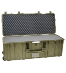 Kast 1009x412x354mm, veekindel, roheline, vahuga, ratastega, IP67, 12.7kg