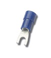 Kaabliking kahvel M4 1,5...2,5mm&sup2; juhtmele, sinine 4,3x8mm, 100tk