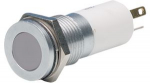 LED-indikaator, 2V dc, paneelile, 8mm, Faston, punane/kollane/roheline, IP67