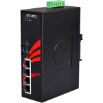 Switch: 4 x 10/100BaseT(X) PoE, 1 x 100BaseFX multi-mode ST, -40 kuni 80&deg;C, mittemanageeritav, DIN, 12-36VDC