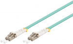 FO j&auml;tkukaabel multimode LC-LC duplex OM3, 10.0m, t&uuml;rkiissinine (Aqua)