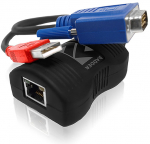 VGA pikendaja l&auml;bi CATx kuni 150m, Full HD tugi, USB toide, saatja