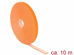 Takjapael rullis 13mm x 10.0m HOOK and LOOP, oranž