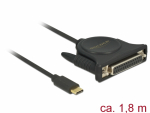 Printeri kaabel konverter USB-C - Parallel DB25F 1.8m