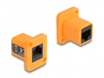 T&uuml;&uuml;p-D moodul - RJ45 F - F oranž
