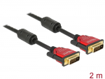 DVI-D Dual Link kaabel 2.0m, 2560x1600@60Hz, kullatud