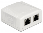 Seinakarp Cat6a LSA 2-le RJ45 Jack&Box