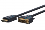 HDMI - DVI-D kaabel 7.5m, OFC, topeltvarjega, UHD WQXGA @60Hz (1600p), Full HD @60 Hz (1080p)