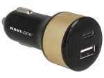 USB Autolaadija 1 x USB-C, 1 x USB Type-A, 5V/3.0A, 9V/3.0A, 12V/2.25A