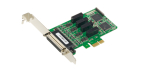RS-422/485 PCIe kaart, Low Profile, 4 porti + DB9M kaabel (4 kV surge and 2 kV electrical isolation)