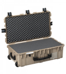 Kohver 832x466x279mm, veekindel, liivakarva, vahuga, ratastega, IP67, 9.5kg