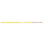 Montaažijuhe 0,22mm&sup2;, kollane, pehme, PVC, 200m/rull
