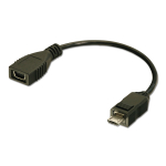 &Uuml;leminek USB 2.0 Mini B (F) - Micro B (M) 0.1m