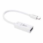 &Uuml;leminek Mini Displayport (M) - HDMI (F), 2K 0.2m, Passive, valge