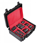 Kohver jaotajatega 474x415x214mm, veekindel, must, seljakotiga, IP67, 4.7kg