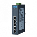 Switch: 5 x 10/100/1000BaseT(X), -10 kuni 60&deg;C, mittemanageeritav, metallist DIN