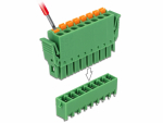 Terminal block PCB 8 pin 3.81mm, vertikaalne, -40&deg;C-105&deg;C