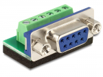 &Uuml;leminek Sub-D 9pin (F) - Terminal Block 6pin