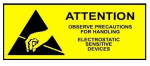 ADHESIVE LABEL "ATTENTION" - 76x38mm Packages of 1000