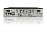 KVMi / Serveri juhtimine l&auml;bi IP (Real VNC protokoll) (DVI, PS/2, audio) + lokaalse konsooli (DVI, PS/2, USB, audio) v&otilde;imalus