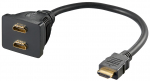 Adapter HDMI (M) - 2xHDMI (F)