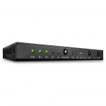 HDMI switch, 4 sisse/ 1 v&auml;lja, 4K2K@60Hz, HDMI 2.0, metall, must, puldiga, audiov&auml;ljundiga