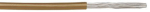 Montaažijuhe 0,09mm&sup2;, pruun AWG28 PTFE 600V h&otilde;betatud vask -60&deg;C&hellip;200&deg;C UL1213 305m