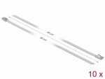 Kaablisidemed 300x4,6mm, terasest, valged (10tk)