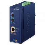 T&ouml;&ouml;stuslik PoE++ FO konverter: 1 x 100M/1G/2.5G/2.5G/10GBase-T <> 2 x SFP+, -40 to 75 &ordm;C