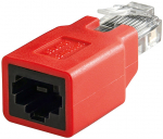 &Uuml;hendusmoodul Cat5e RJ45(M) - RJ45(F), crossover