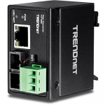 T&ouml;&ouml;stuslik FO konverter: 10/100Base-TX <> 100Base-FX Multi Mode SC / 2km, IP40, DIN, -40 to 75 &ordm;C