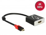 Konverter USB-C (M) - HDMI (F) 4K@60Hz, 0.2m t&ouml;&ouml;tab ka thunderbolt 3&acute;es ja sobib Macidele