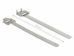 Kaablisidemed 150&times;10.0mm, roostevabast terasest, taaskasutatavad (20tk)