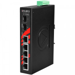 Switch: 5 x 10/100/1000BaseT(X), 2 x SFP, -10 kuni 70&deg;C, mittemanageeritav, DIN