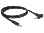 3.5mm kaabel 90&deg; nurgaga 1.0m, must