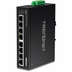 T&ouml;&ouml;stuslik Switch: 8 x 10/100Mbps, Din, IP30, -40 to 75 &ordm;C